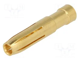 HARTING Contacto Hembra Industrial Han E® Dorado