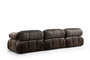 Atelier Del Sofa Sofá 1 Plaza Gris 95x95x75 cm, Asiento 65 cm Profundidad, Estructura Madera Haya/Aglomerado, Tejido Poliéster