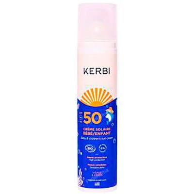 Kerbi Crema Solar Bebé Niño Spf50 100Gr Protección UVA/UVB Piel Sensible Natural