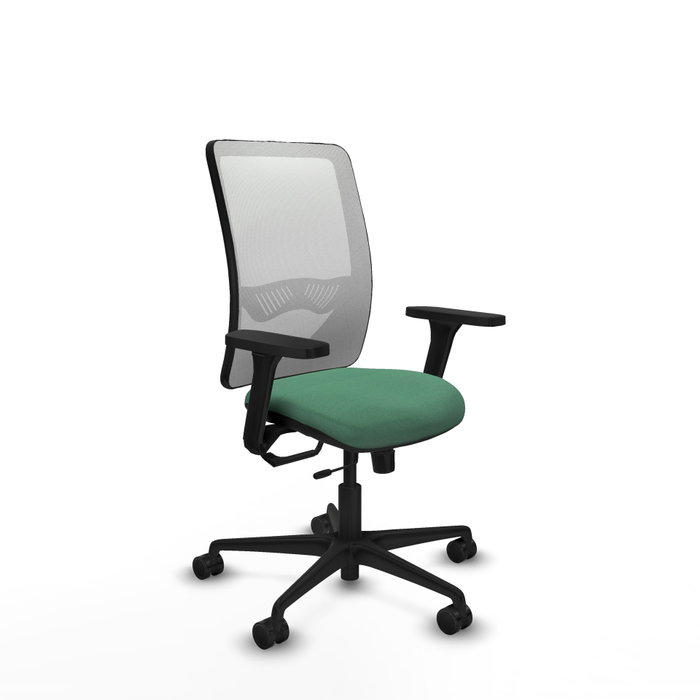 PIQUERAS Y CRESPO Silla de oficina Zulema Verde esmeralda y Blanco PIQUERAS Y CRESPO Silla de oficina Zulema Verde esmeralda y Blanco