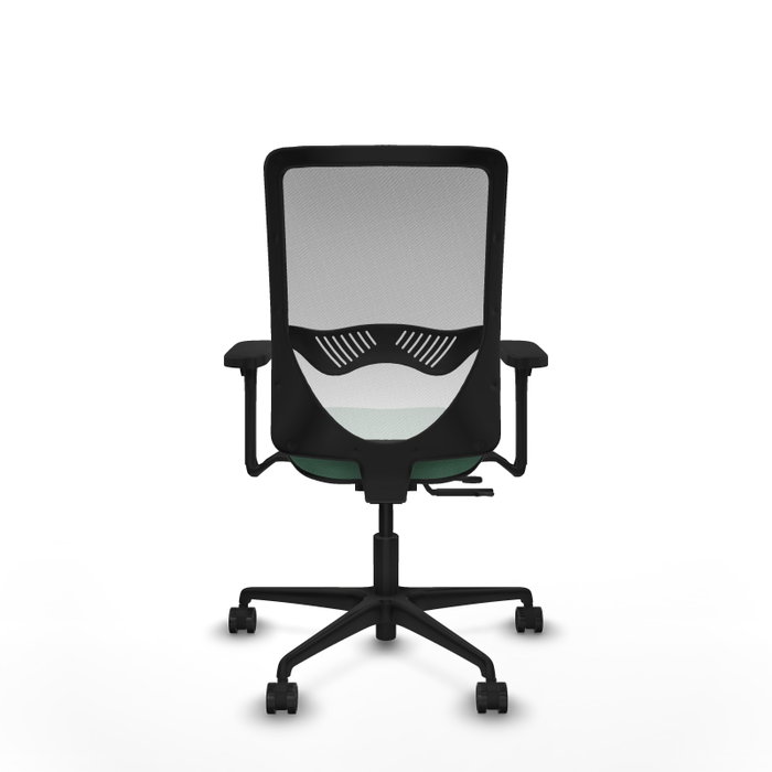 PIQUERAS Y CRESPO Silla de oficina Zulema Verde esmeralda y Blanco PIQUERAS Y CRESPO Silla de oficina Zulema Verde esmeralda y Blanco