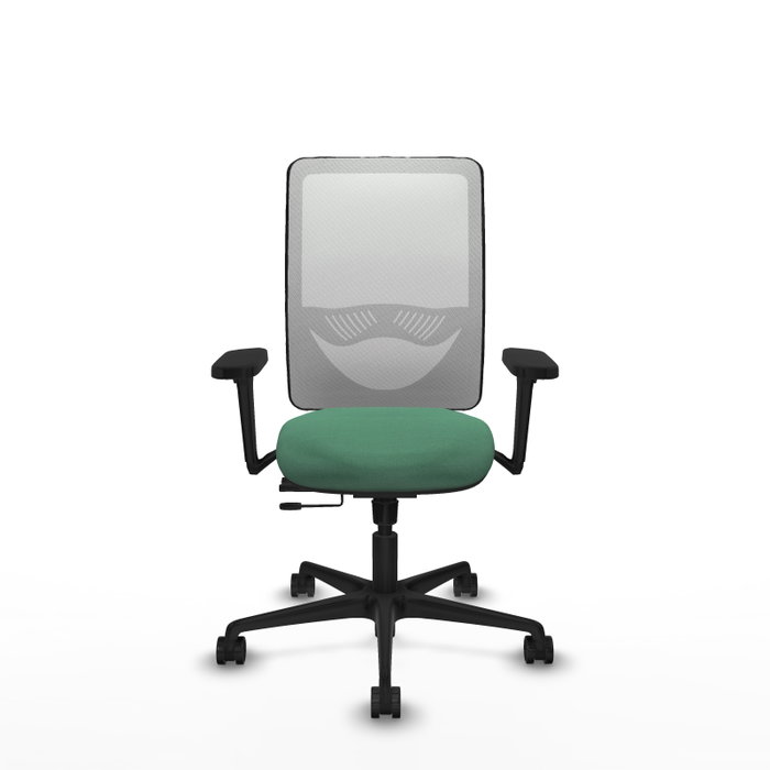 PIQUERAS Y CRESPO Silla de oficina Zulema Verde esmeralda y Blanco PIQUERAS Y CRESPO Silla de oficina Zulema Verde esmeralda y Blanco