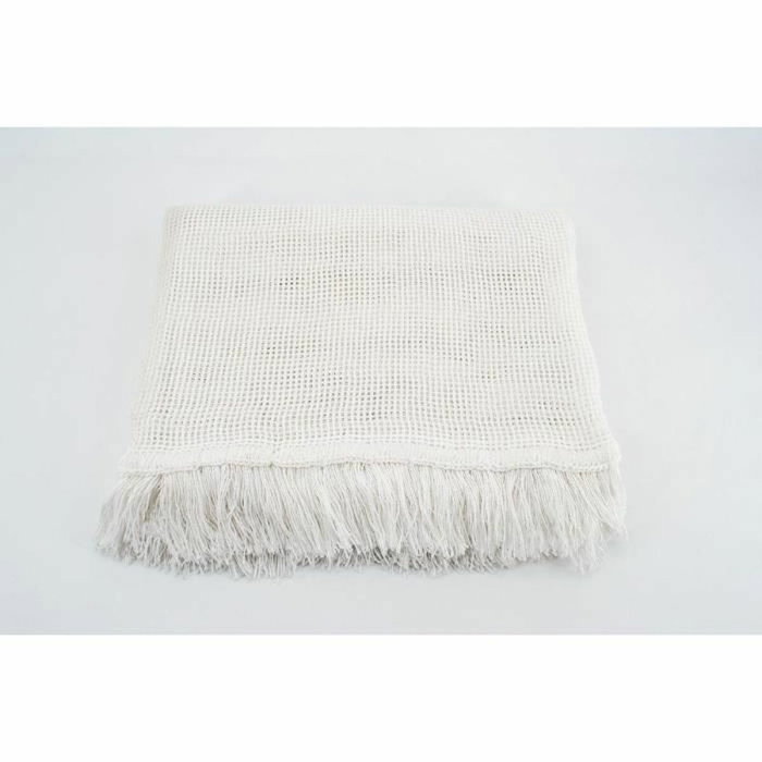 Poyet Motte Cortina Miramas Individual 140x225 cm Blanco con Protección contra Calor e Insectos