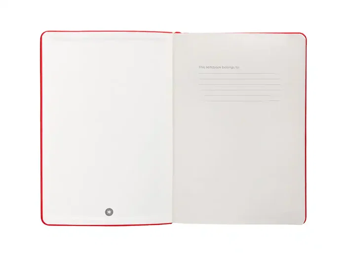 Antartik Cuaderno Antartik Notes Tapa Dura A4 Rojo 100 Hojas