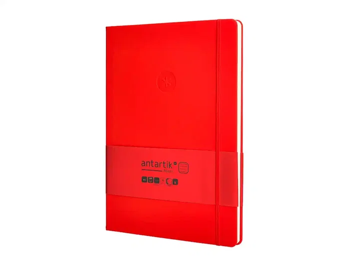 Antartik Cuaderno Antartik Notes Tapa Dura A4 Rojo 100 Hojas