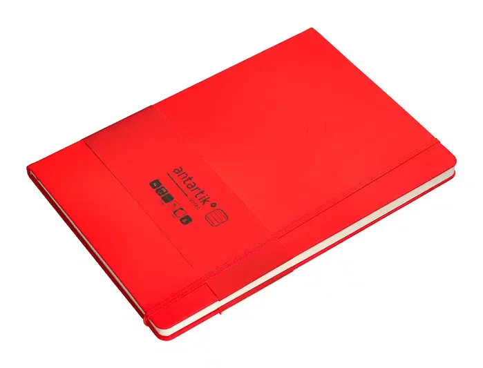 Antartik Cuaderno Antartik Notes Tapa Dura A4 Rojo 100 Hojas