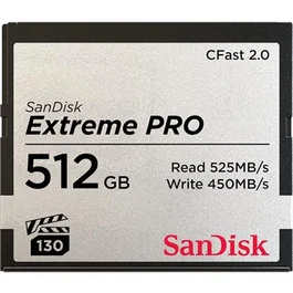 Sandisk Extreme Pro 512 GB CFast 2.0