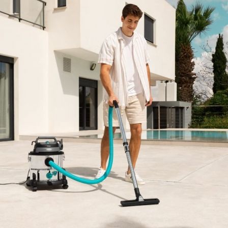 Aspirador Eléctrico Cecotec Conga Rockstar Wet & Dry Steel Max/ 1400W/ Depósito 20L