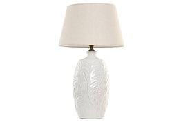 DKD Home Decor Lámpara Sobremesa Moderno Blanco 40x70x40 cm (2 Unidades)