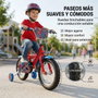Huffy Huffy12" Bicicleta Spiderman de Aprendizaje con Ruedas de Equilibrio para Niños de 3 a 5 Años - 12 Pulgadas