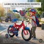 Huffy Huffy12" Bicicleta Spiderman de Aprendizaje con Ruedas de Equilibrio para Niños de 3 a 5 Años - 12 Pulgadas
