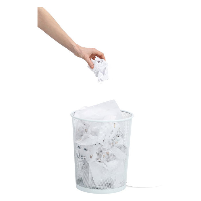 Zeller Papelera Present 17724 de 23 l Blanco