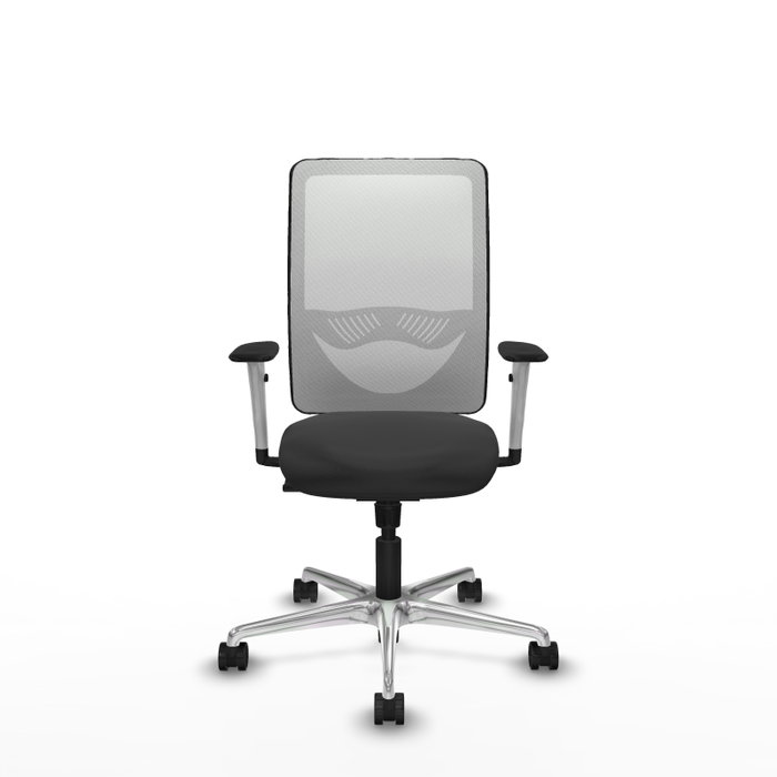PIQUERAS Y CRESPO Silla de oficina Zulema Gris oscuro y Blanco PIQUERAS Y CRESPO Silla de oficina Zulema Gris oscuro y Blanco