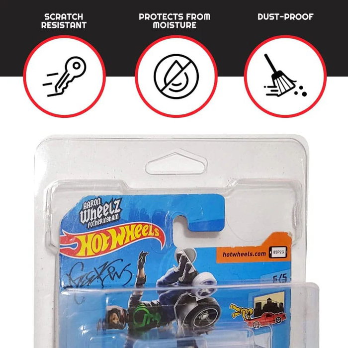 Hot Wheels pack de 50 blisters de PET para European Series Short Card Hot Wheels pack de 50 blisters de PET para European Series Short Card