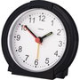 Hama Classic Reloj Despertador Silencioso Negro/Blanco