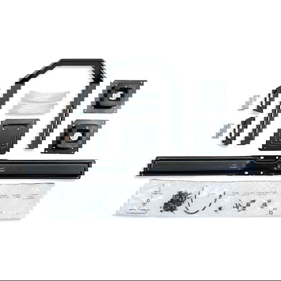 Ergotron 97-783 Soporte Doble para Monitor y Asa, Negro, 16.4 kg, Pared, 17" a 26"