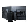 Ergotron 97-783 Soporte Doble para Monitor y Asa, Negro, 16.4 kg, Pared, 17" a 26"
