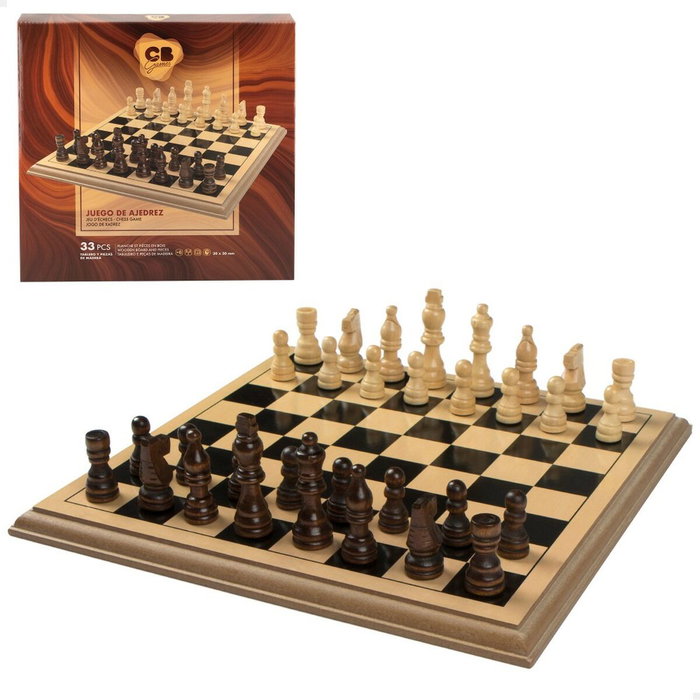 Ajedrez CB Games Madera (4 Unidades)