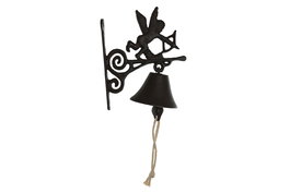 DKD Home Decor Campana Hierro Colado Negro Marron 10 x 21 x 16.5 cm