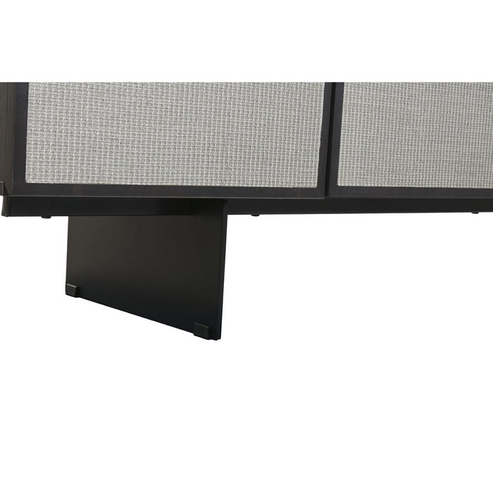 DKD Home Decor Buffet de Madera MDF 180x41x80 Marrón Oscuro y Beige