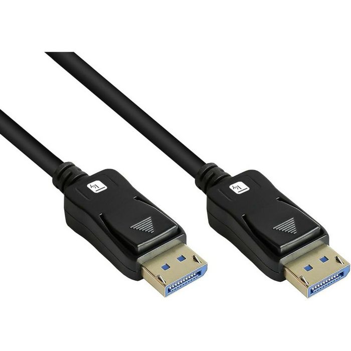 Techly Cable DisplayPort 2.1 Macho a Macho 4K 120Hz HDR 7.1 Audio 1m Negro - DisplayPort Audio/Video para PC y Home Theater