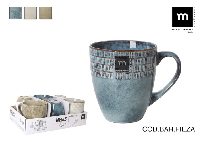 Inde Taza Nevis Md 430 cc (24 Unidades) de 13 x 9 x 11 cm Inde Taza Nevis Md 430 cc (24 Unidades) de 13 x 9 x 11 cm