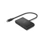 Belkin AVC018BTBK Hub USB-C con 4 Puertos USB-C Negro