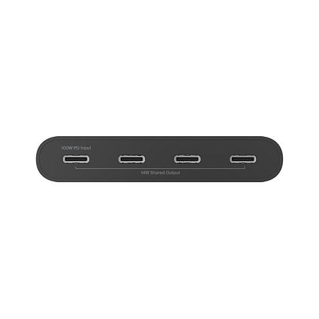 Belkin Connect AVC018btBK - Hub USB-C con 4 Puertos USB-C