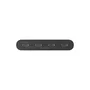 Belkin AVC018BTBK Hub USB-C 4 Puertos USB 3.2 Gen 2 de 10 Gbps con Suministro de Energía PD de 100 W, Negro