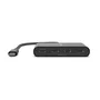 Belkin AVC018BTBK Hub USB-C 4 Puertos USB 3.2 Gen 2 de 10 Gbps con Suministro de Energía PD de 100 W, Negro