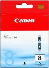 Canon CLI-8pc Cian Cartucho de tinta original 0624B001 450 páginas
