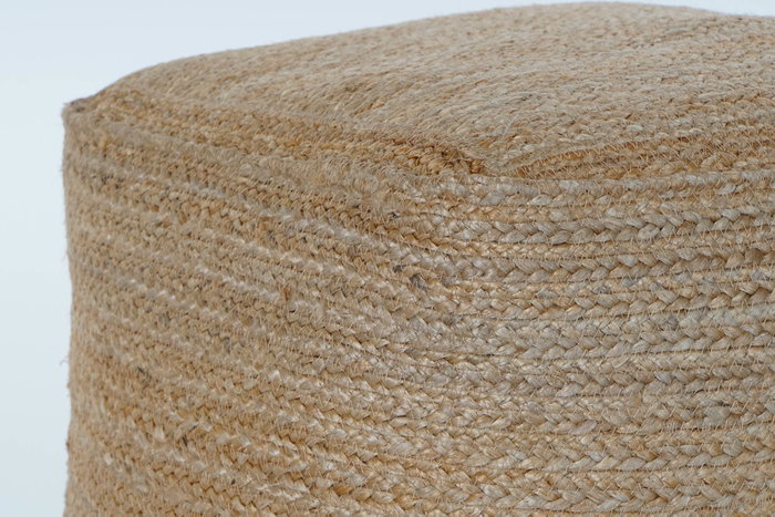 DKD Home Decor Reposapiés de Fibra Natural 40x40x40