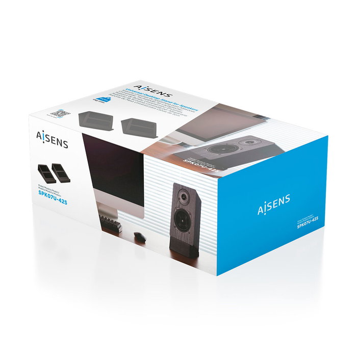 Aisens Soporte Universal de Sobremesa para Altavoces SPK07U-425, Negro