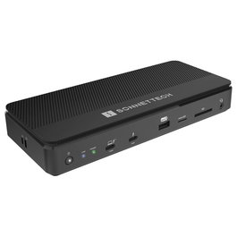 Sonnet Echo 13 Thunderbolt 5 SSD Dock 1TB con 4 puertos Thunderbolt 5, Puerto 2500 Mbit/s Ethernet, Lector de tarjetas de memoria, Carga de 140W y SSD PCIe 4.0 NVMe integrado de 1TB