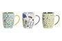 DKD Home Decor Mug Shabby Multicolor 12 Unidades 8.5 x 10.2 x 10 cm Capacidad 330ml