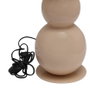 DKD Home Decor Lámpara de Pie de Hierro Beige con Detalles de Bolas Seta