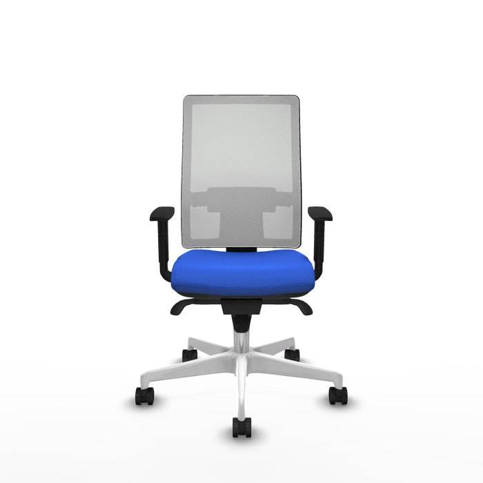 PIQUERAS Y CRESPO Silla de oficina Horna con Mecanismo Sincro Azul y Blanco PIQUERAS Y CRESPO Silla de oficina Horna con Mecanismo Sincro Azul y Blanco