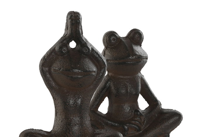DKD Home Decor Figura de Hierro Colado Rana Surtido de 2