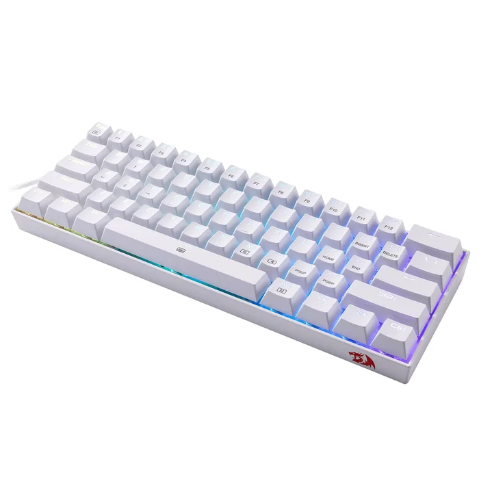 Redragon Dragonborn K630 Teclado Mecánico 60% RGB Blanco