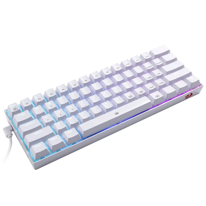 Redragon Dragonborn K630 Teclado Mecánico 60% RGB Blanco