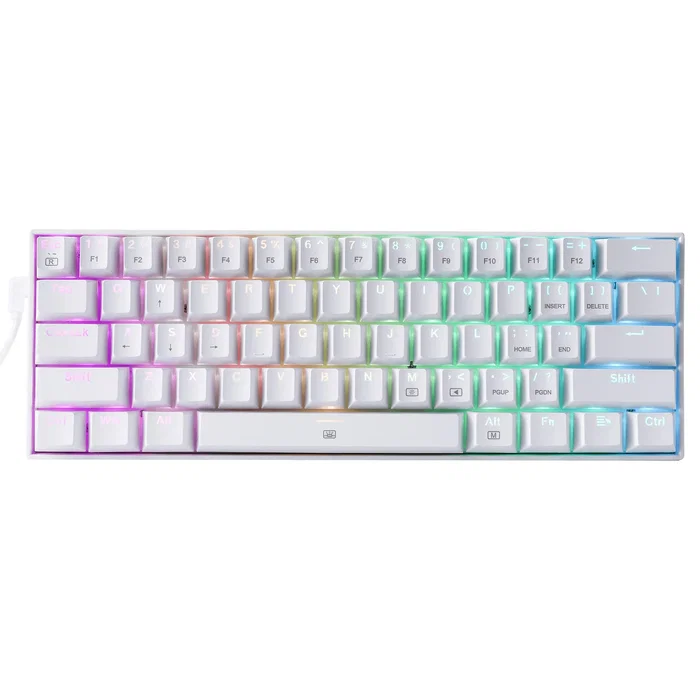 Redragon Dragonborn K630 Teclado Mecánico 60% RGB Blanco Redragon Dragonborn K630 Teclado Mecánico 60% RGB Blanco