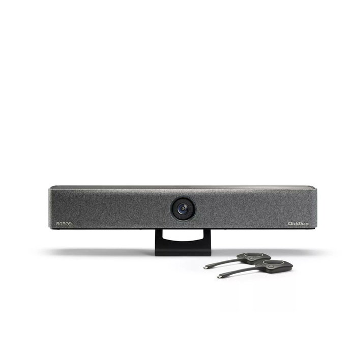 BARCO ClickShare Bar Pro con 2 Buttons 4K para salas pequeñas y medianas