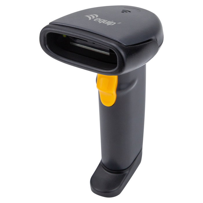 Equip Lector de códigos de barras 1D USB con soporte, Negro Equip Lector de códigos de barras 1D USB con soporte, Negro