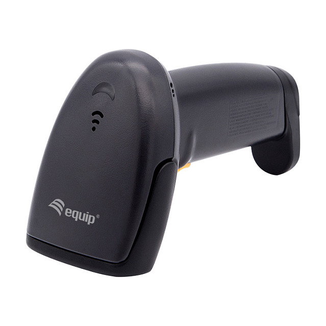 Equip Lector de códigos de barras 1D USB con soporte, Negro Equip Lector de códigos de barras 1D USB con soporte, Negro
