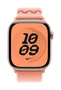 Apple & Nike Loop Nike Sport Band Correa para Apple Watch 46mm - MGD54ZM/A - Rosado Alpenglow - Nylon Reciclado - Talla Única 145-220mm - Compatible con Series 10, 9, SE, 3