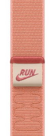Apple Nike Loop Correa para Reloj Inteligente 46mm Rosado Alpenglow Compatible con Hermès Series 9 SE 3 10