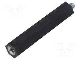 BM GROUP Casquillo aislador negro M6 70mm