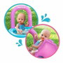 Nenuco Muñeco Fiesta en la Piscina con Piscina Hinchable y Tobogán, 35 cm