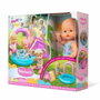 Nenuco Muñeco Fiesta en la Piscina con Piscina Hinchable y Tobogán, 35 cm