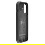 Cellularline Sensation Funda para iPhone 16 de Silicona Soft Touch Negro compatible MagSafe